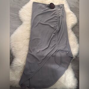 Hot Miami Styles Light Gray Skirt